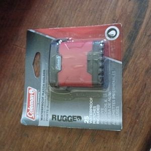 Coleman  Waterproof Matchholder w/ waterproof matches~ New in Original Packaging